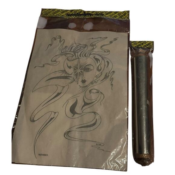 Iron On + Foil Roll MJD Designs VTG Fashion Foiling Celestial Retro Jem Girl - Picture 1 of 10